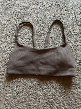 lululemon athletica Ribbed Bralette in Tannish Brown